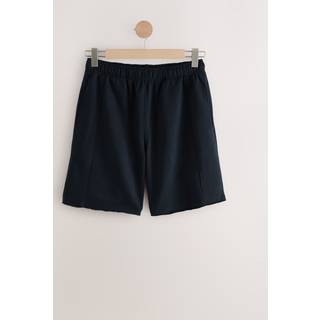 Next Black Supersoft Peached Essentials Mid Length Jersey Jort Shorts - medium
