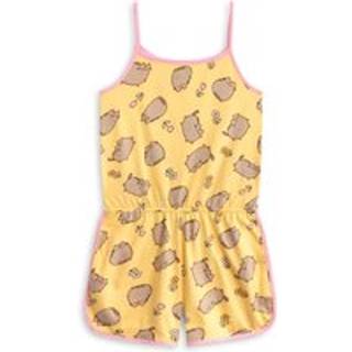 Vanilla Underground Vanilla Underground Yellow Girls Pusheen Sleeveless Playsuit