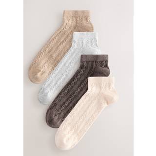 Next Neutral Cable Trainer Socks 4 Pack