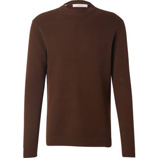 Selected Dane LS Structure Knit Crew Neck Demitasse