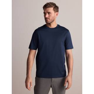 Next Navy Regular Fit Signature SUPIMA Cotton Crew Neck T-Shirt