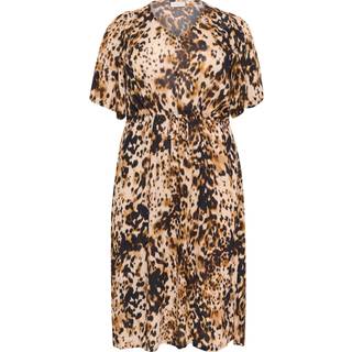 Kaffe Curve KCami Kjole - Natur - Str 44 - Damer