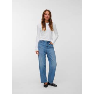 Vmbillie Høj Talje Barrel Fit Jeans