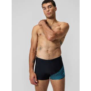 Men's Medley Logo Aquashort Black/Blue