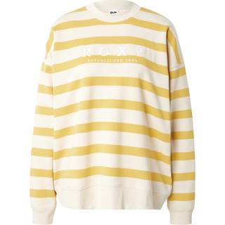 Roxy Women's Strictly Stripes Oversized Sweatere Damer størrelse M farve beige
