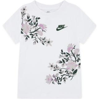 Nike Nike White Little Kids Floral Printed T-Shirt
