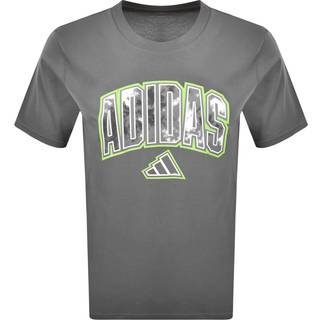 adidas Sportswear Camo Script T Shirt Grey