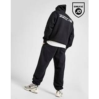 New Balance Back Logo Hoodie, Sort - XXL