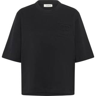 Soaked In Luxury Sljina Logo Tee Toppe & T-Shirts 30408510 Black (SMALL)