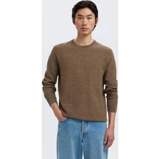 100% Bomuld Sweater Med Rund Hals