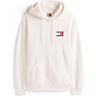 Tommy Jeans Essential Flag Logo Hoodie White