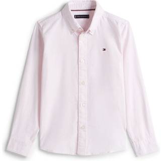 Tommy Hilfiger Tommy Hilfiger Pink Flag Oxford Long Sleeve Shirt - 104110cm