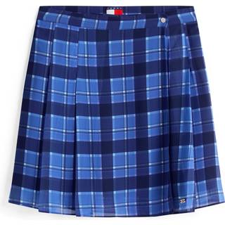 Pleated Chiffon Mini Skirt