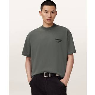 All Saints AllSaints Grey Xander Short Sleeve Crew T-Shirt