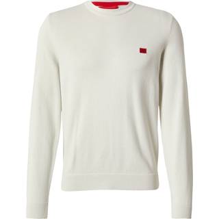 HUGO San Cassius Knit Jumper Cream