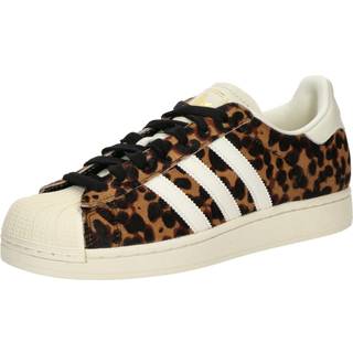 adidas Originals Superstar II sko - Brown / Cream White / Gold Metallic - 42 2/3
