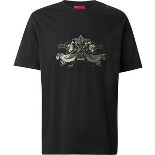 HUGO Herren T-Shirt schwarz
