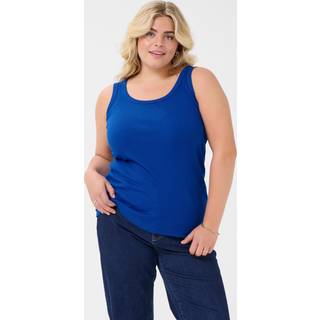 Kaffe Curve KCcarina Top - Blå - Str XL - Damer
