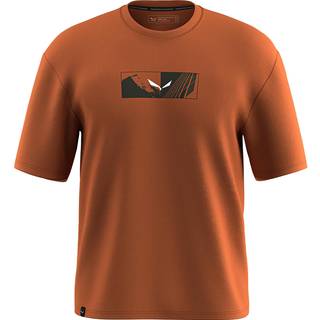 Salewa Eagle Hybrid Loose T-Shirt Funktionsshirt Herrer størrelse 48 farve brun