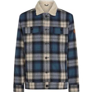 O'Neill O'Riginals Fleece Lined Jakke - L - mozart blue check