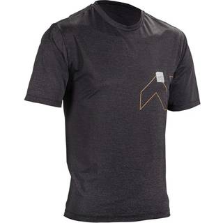 Leatt MTB Trail 1.0 X-Flow Short Sleeve Jersey Cykeljersey Herrer størrelse XXL farve grå