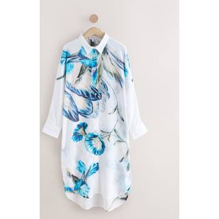 Next Blue Kew Gardens Longline Shirt - 40
