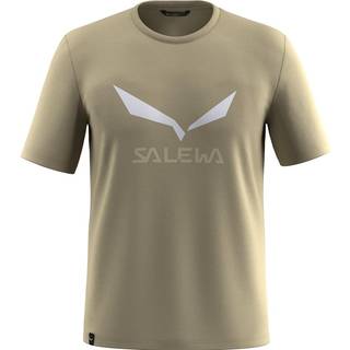 Salewa Solidlogo Dry T-Shirt Funktionsshirt Herrer størrelse 46 - S farve beige