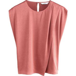 Next Kortærmet Rynket Satin Asymmetrisk Top