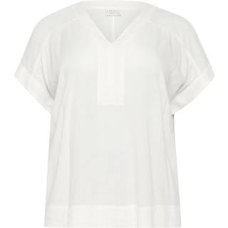 Kaffe Curve KCmille Bluse - Hvid - Str 52 - Damer