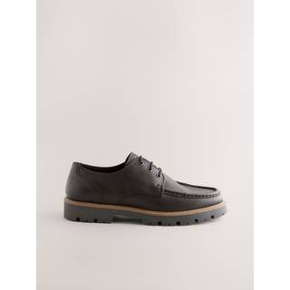 Next Brown Apron Leather Shoes - uk10eu44