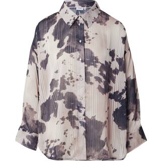 NÜMPH - Nucowley Shirt - Gray Morn - S/M - Hvid - Shirt