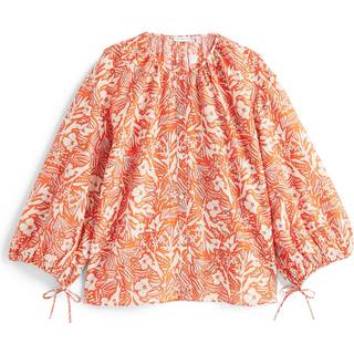 Curve Relaxed Fit Blouse With Silk