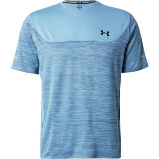 Under Armour Heavyweight Left Chest Patch Men's Short Sleeve Nu Blue / Black L