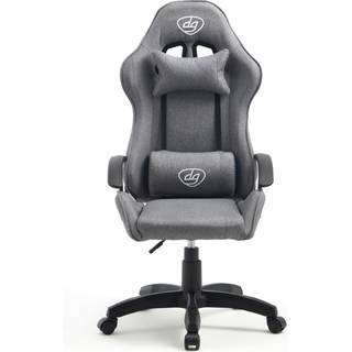 Dacota Gaming Falcon Fabric gaming stol, grå ➞ På lager - klar til levering