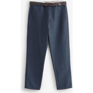 Next Normal pasform Smart Hør Cotton Blend Med bælte Bukser