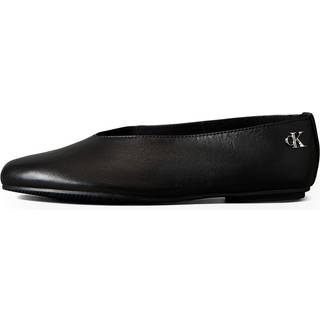 Leather High-Cut Ballerinas - Black - EU 41