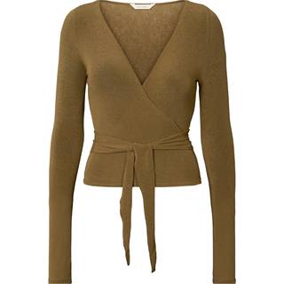 Anne wool slå om bluse - Kangaroo Medium