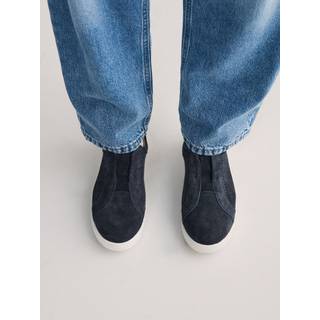 Next Signature Premium Læder Slip-On Sneakers Uden Snøre