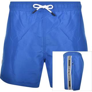 Emporio Armani Logo Swim Shorts Blue