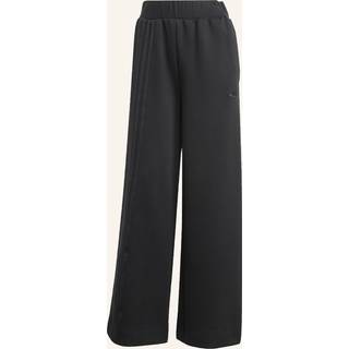Skævt placerede 3-Stripes bukser med vidde - Black