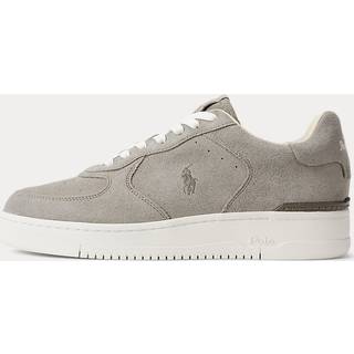 Ralph Lauren Masters Court Trainers Earth Grey