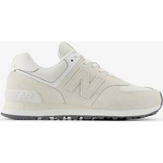 New Balance Kvinder 574 i Brungrå/Hvid Suede/Mesh, Størrelse 38
