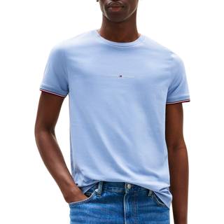 Tommy Hilfiger Tipped T Shirt Blue