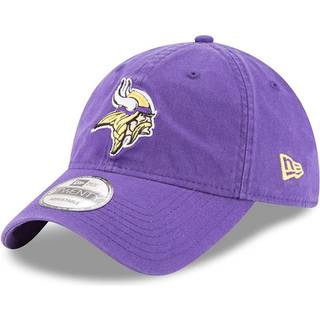 Ny æra NFL Core Classic 9Twenty Team Color Justerbar Hat Cap One Størrelse passer til alle - Minnesota Vikings lilla