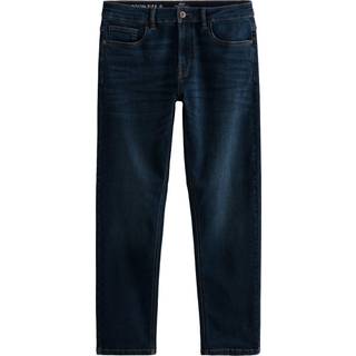 Next Blue Mid Indigo Straight Fit Motionflex Jeans
