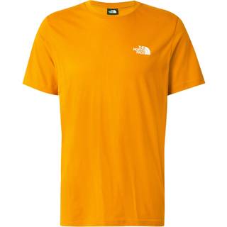 The North Face S/S Simple Dome Tee T-shirt Herrer størrelse XXL farve orange