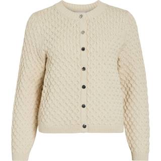 Vikali L/S O-NECK KNIT BUTTON