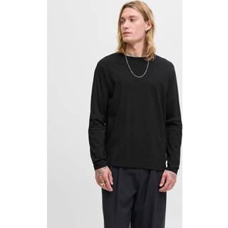 Ensfarvet Langærmet T-shirt