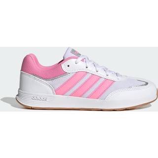 Tensaur Switch sko til børn - Cloud White / Bliss Pink / Silver Metallic - 35