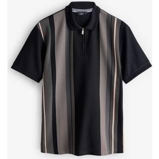 Next Vertical Stribet Quarter Zip Polo-skjorter